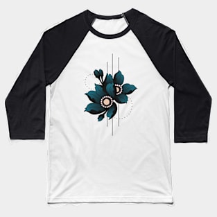 Lotus Flower Yoga Symbol Color Tattoo Aestetics 4 Baseball T-Shirt